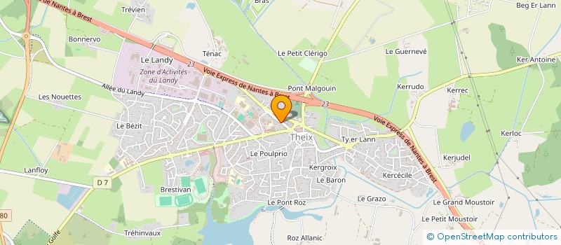 localisation de l'entreprise MONSIEUR JEAN GAUD à THEIX-NOYALO