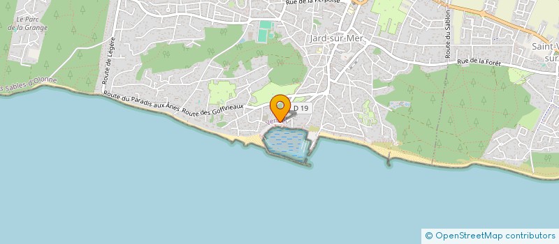 localisation de l'entreprise MONSIEUR JEAN GAUDIAN  JARD-SUR-MER