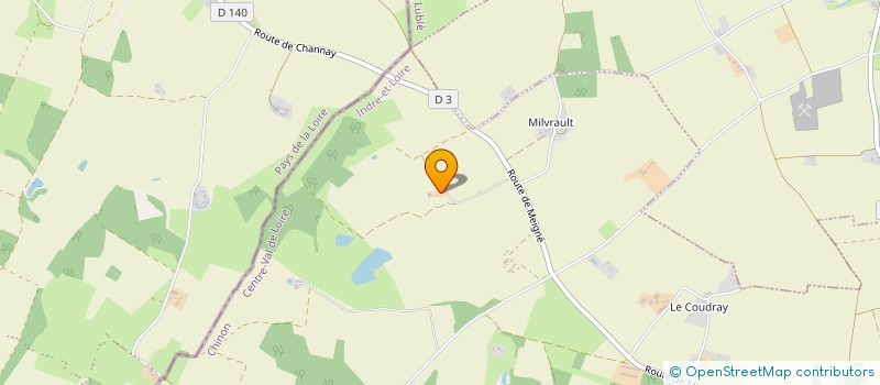 localisation de l'entreprise MONSIEUR JEAN GAUDIN  CHANNAY-SUR-LATHAN