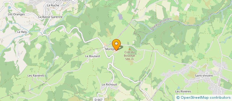 localisation de l'entreprise MONSIEUR JEAN GAUDIN à CHAUSSAN