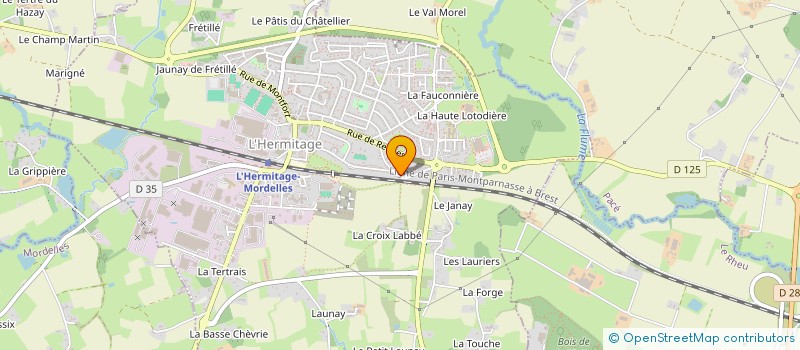 localisation de l'entreprise MONSIEUR JEAN GAULTIER à L'HERMITAGE