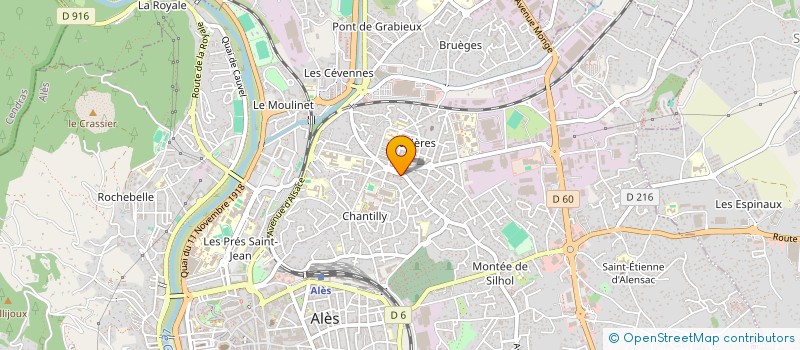 localisation de l'entreprise MONSIEUR JEAN GAUME à ALES
