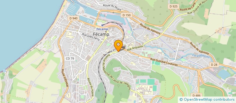 localisation de l'entreprise MONSIEUR JEAN GAUMY à FECAMP