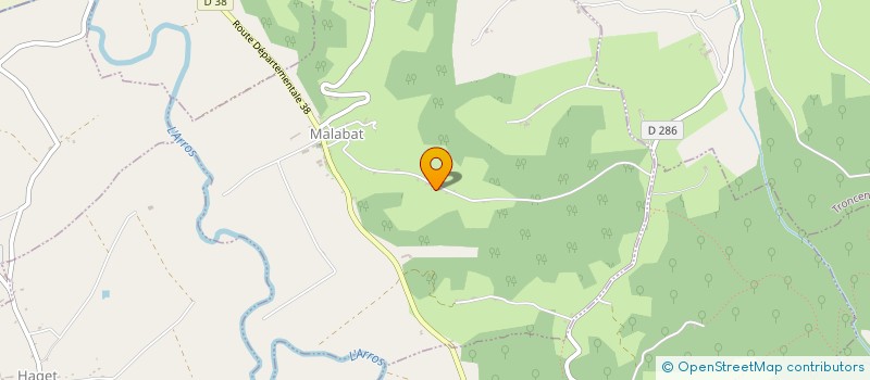 localisation de l'entreprise MONSIEUR JEAN GAUTE  MALABAT