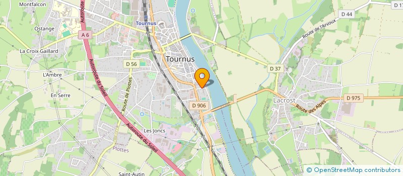 localisation de l'entreprise MONSIEUR JEAN GAUTHERON  TOURNUS