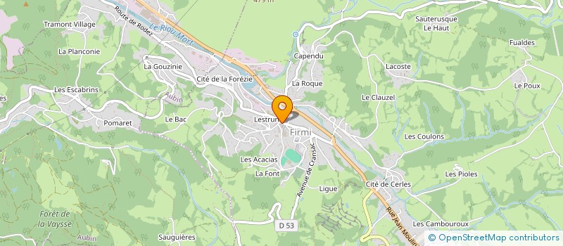 localisation de l'entreprise MONSIEUR JEAN GAUTHIER  LUGAN