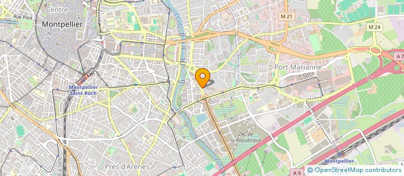 localisation de l'entreprise MONSIEUR JEAN GAUTHIER à MONTPELLIER
