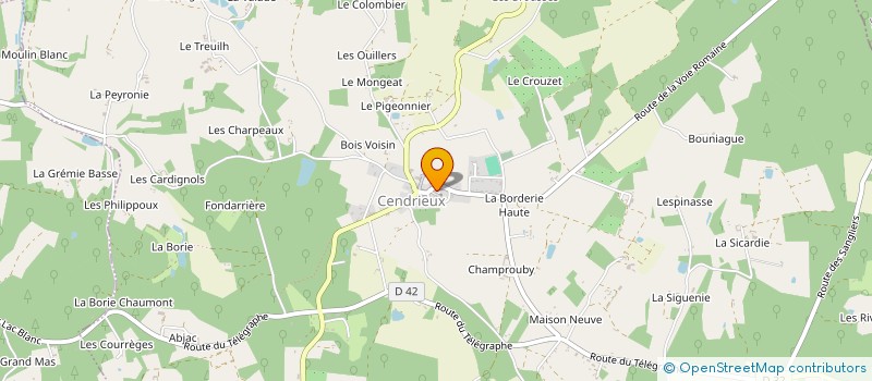 localisation de l'entreprise MONSIEUR JEAN GAUTHIER  LIMEUIL