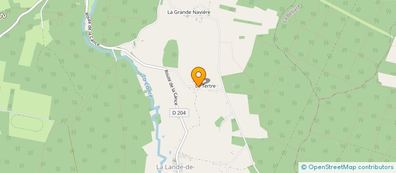 localisation de l'entreprise MONSIEUR JEAN GAUTIER à LA LANDE DE GOULT
