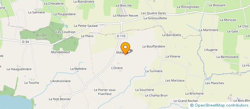 localisation de l'entreprise MONSIEUR JEAN GAUTIER à ERBREE