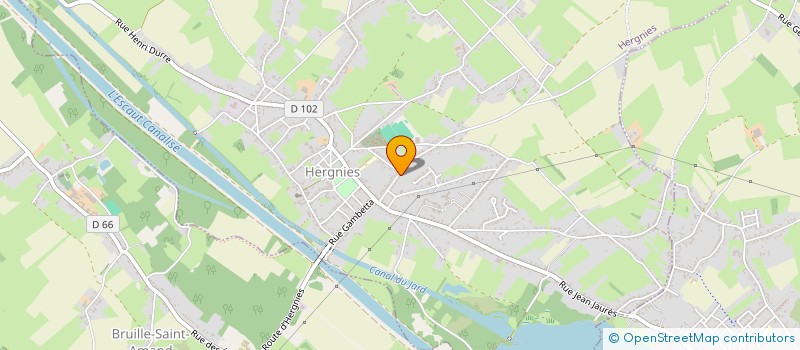 localisation de l'entreprise MONSIEUR JEAN GAUTIER  HERGNIES