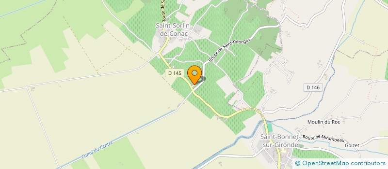 localisation de l'entreprise MONSIEUR JEAN GAUTREAU  MIRAMBEAU