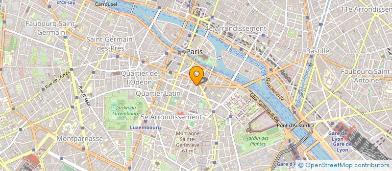 localisation de l'entreprise MONSIEUR JEAN GAUVIN à PARIS