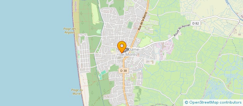 localisation de l'entreprise MONSIEUR JEAN GAUVRIT  NOTRE-DAME-DE-MONTS