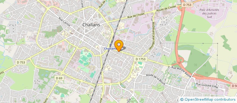 localisation de l'entreprise MONSIEUR JEAN GAUVRIT à CHALLANS