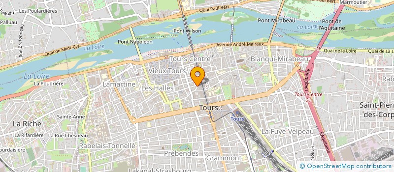 localisation de l'entreprise MONSIEUR JEAN GAVILLOT à TOURS