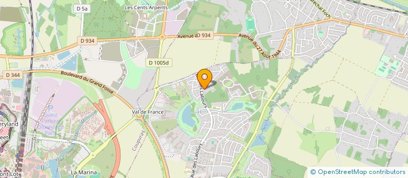 localisation de l'entreprise MONSIEUR JEAN GAY  MAGNY-LE-HONGRE