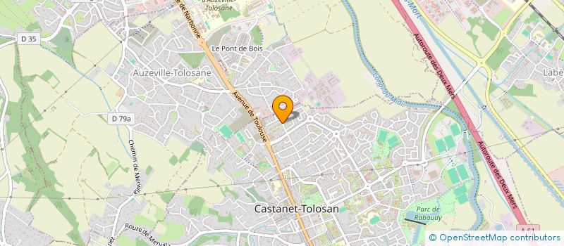 localisation de l'entreprise MONSIEUR JEAN GAYRAUD à CASTANET-TOLOSAN