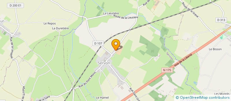 localisation de l'entreprise MONSIEUR JEAN GEDOUIN  SERVON