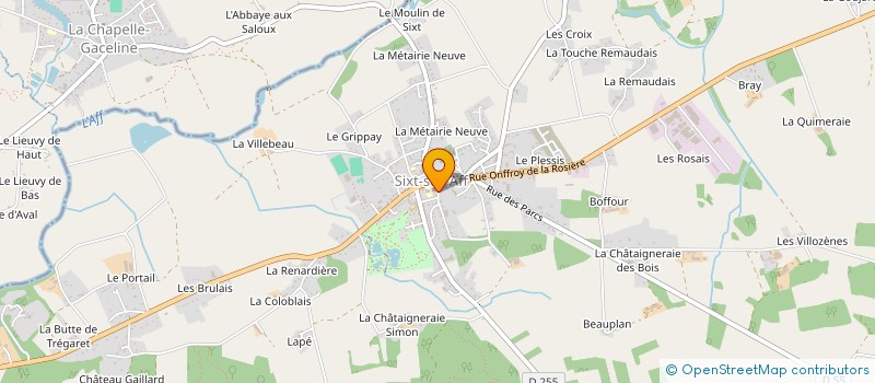 localisation de l'entreprise MONSIEUR JEAN GEFFROY à SIXT-SUR-AFF