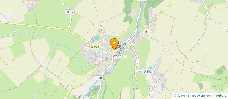 localisation de l'entreprise MONSIEUR JEAN GEGOUX  VEZELISE