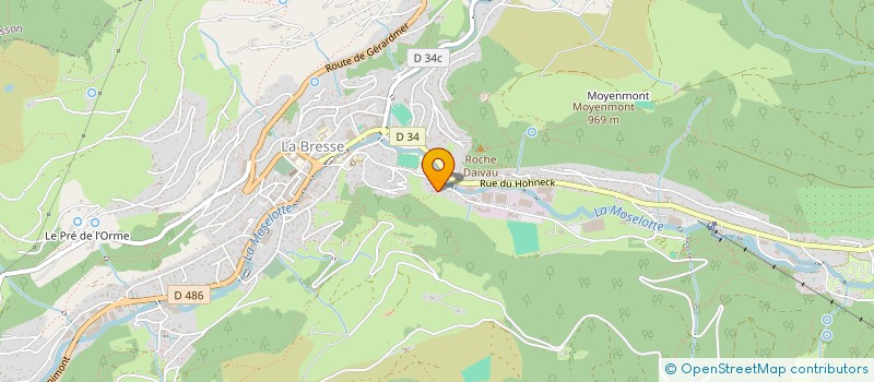 localisation de l'entreprise MONSIEUR JEAN GEHIN à LA BRESSE