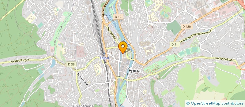 localisation de l'entreprise MONSIEUR JEAN GEHIN  EPINAL