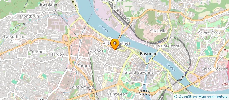 localisation de l'entreprise MONSIEUR JEAN GELLY à BAYONNE