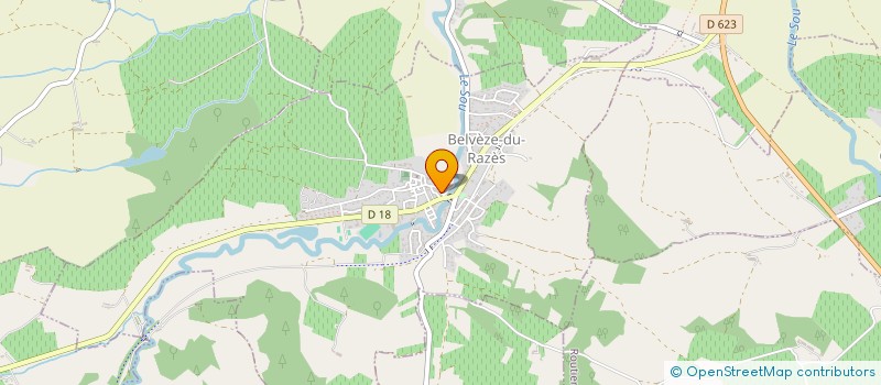 localisation de l'entreprise MONSIEUR JEAN GELY  BELVEZE-DU-RAZES