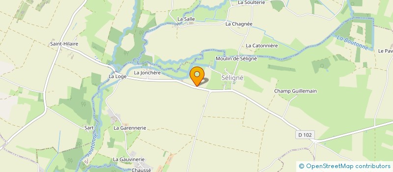 localisation de l'entreprise MONSIEUR JEAN GENDET  SECONDIGNE-SUR-BELLE