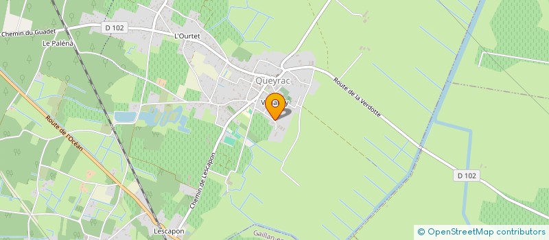 localisation de l'entreprise MONSIEUR JEAN GENDRO  QUEYRAC
