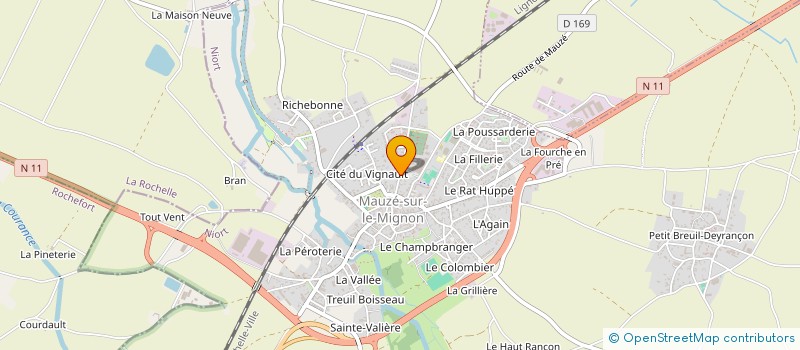 localisation de l'entreprise MONSIEUR JEAN GENDRON à MAUZE-SUR-LE-MIGNON