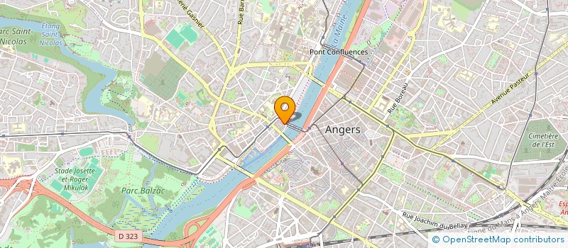 localisation de l'entreprise MONSIEUR JEAN GENDRON à ANGERS