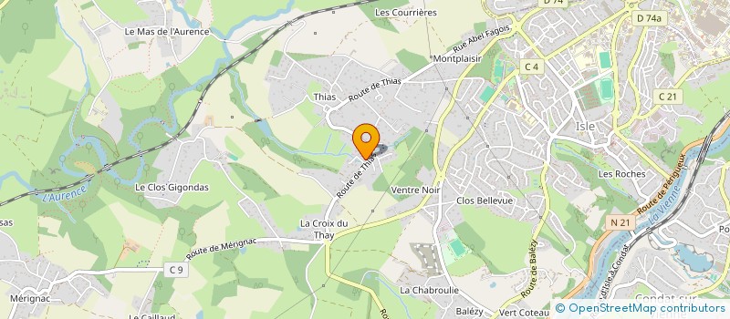 localisation de l'entreprise MONSIEUR JEAN GENEST à ISLE