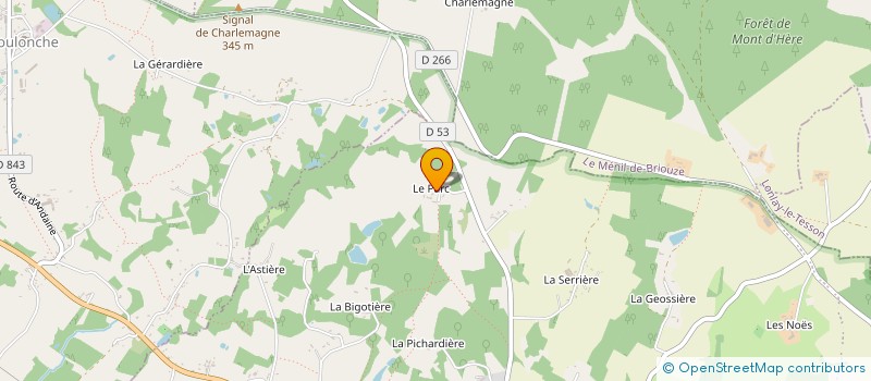 localisation de l'entreprise MONSIEUR JEAN GENISSEL à LES MONTS-D'ANDAINE