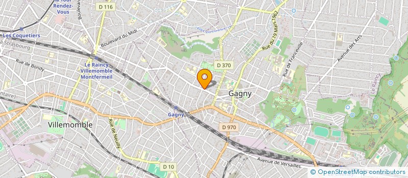 localisation de l'entreprise MONSIEUR JEAN GENNEAU  GAGNY