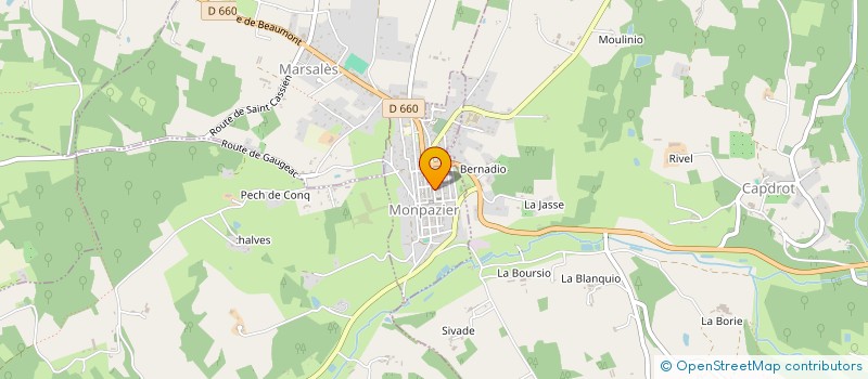 localisation de l'entreprise MONSIEUR JEAN GEOFFRE à MONPAZIER