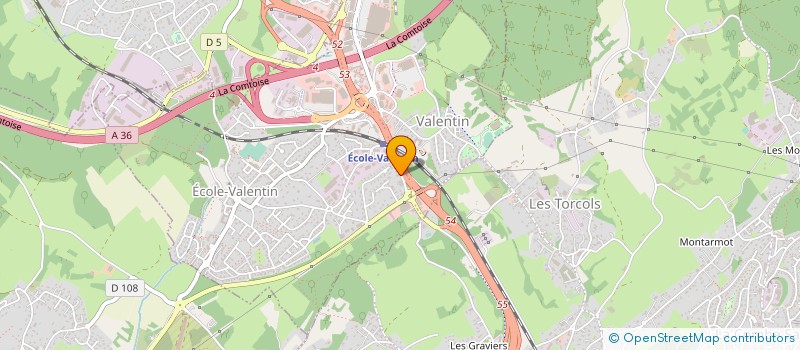 localisation de l'entreprise MONSIEUR JEAN-GEOFFREY MAIRE  ECOLE-VALENTIN