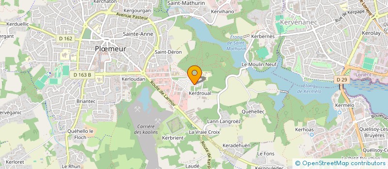 localisation de l'entreprise MONSIEUR JEAN-GEOFFREY PAULIN  PLOEMEUR