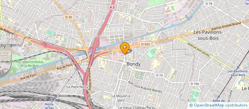 localisation de l'entreprise MONSIEUR JEAN GEORGES à BONDY