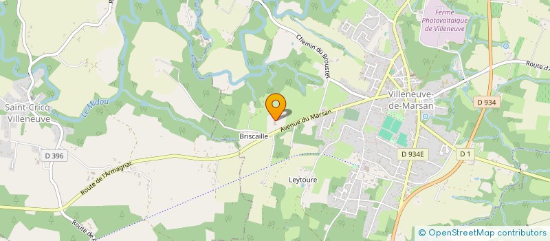 localisation de l'entreprise MONSIEUR JEAN-GEORGES BREVOT  VILLENEUVE-DE-MARSAN