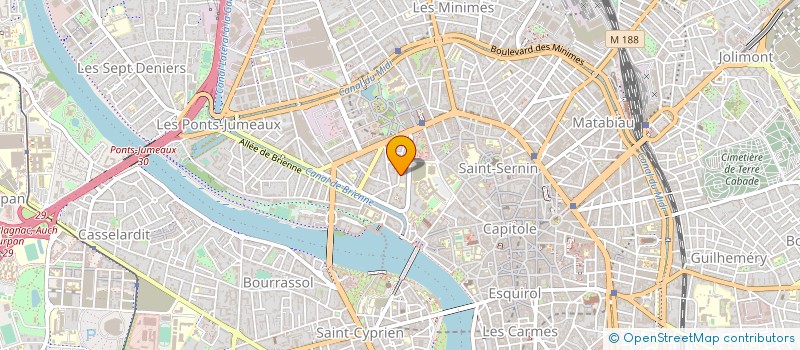 localisation de l'entreprise MONSIEUR JEAN-GEORGES BRIAL  TOULOUSE