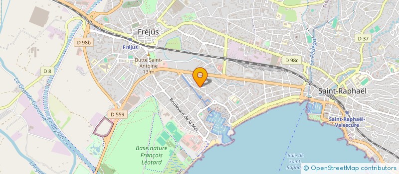 localisation de l'entreprise MONSIEUR JEAN-GEORGES CELLIER à FREJUS