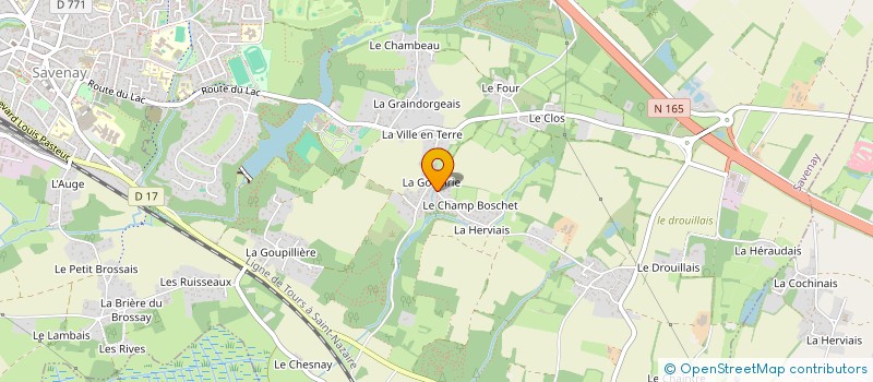 localisation de l'entreprise MONSIEUR JEAN-GEORGES GOURGUES  SAVENAY