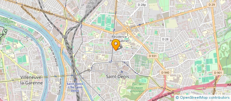localisation de l'entreprise MONSIEUR JEAN GEORGES RAYMOND LABARRE à SAINT-DENIS