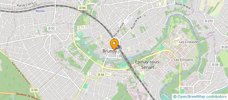localisation de l'entreprise MONSIEUR JEAN GEORGETTE DU BUISSON à BRUNOY