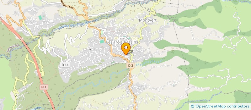 localisation de l'entreprise MONSIEUR JEAN GERARD  LES TROIS-BASSINS