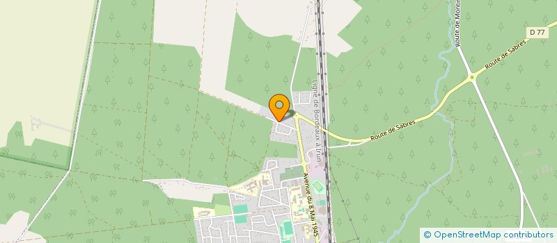 localisation de l'entreprise MONSIEUR JEAN GERARD BERBILLE  YGOS-SAINT-SATURNIN