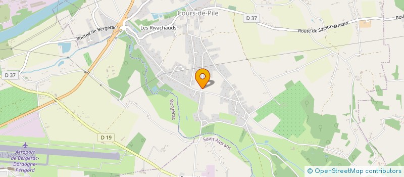 localisation de l'entreprise MONSIEUR JEAN GERAUD  COURS-DE-PILE