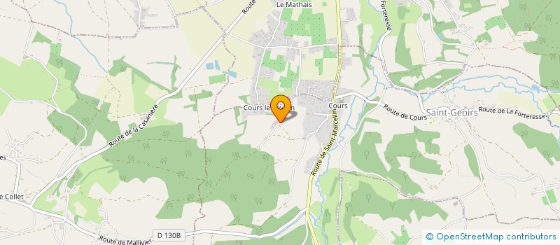 localisation de l'entreprise MONSIEUR JEAN GERBOLLET  SAINT-GEOIRS